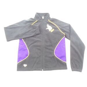 Reebok NFL‎ Minnesota Vikings Full Zip Fleece Jacket Purple Team Apparel - S